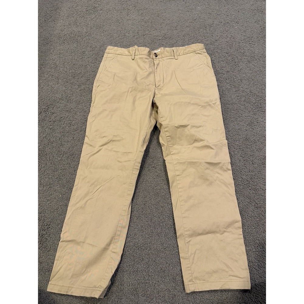 Collars And Co Men's Beige Chino Pants Tan Men's Size‎ 36/32
